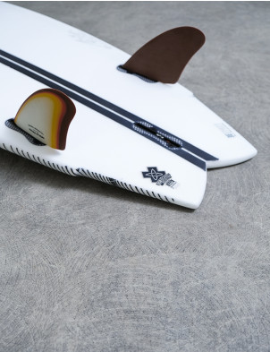 Koalition The Source Keel FCS Compatible Twin Fins X Large - Sunset