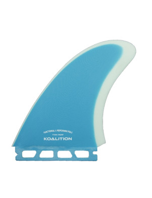 Koalition Twin Performance Futures Compatible Twin Fins + 1 X Large - Sky