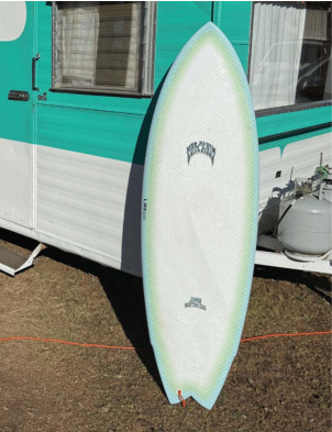 Lib Tech x Lost Pisces FC surfboard 5ft 10 - White