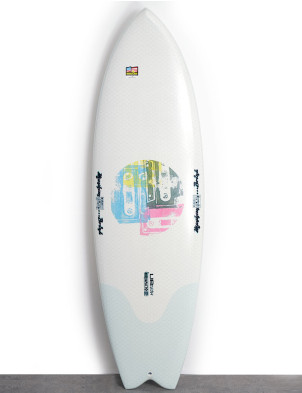 Lib Tech X Lost Micks Tape surfboard 6ft 0 - White