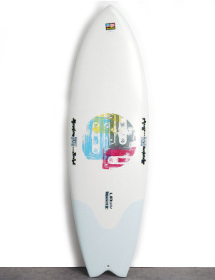 Lib Tech X Lost Micks Tape surfboard 5ft 8 - White