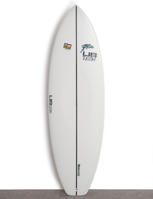 Lib Tech Whirlpool surfboard 5ft 4 - White