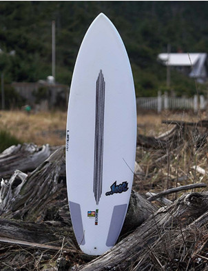 Lib Tech X Lost Puddle Jumper surfboard 6ft 1 - White