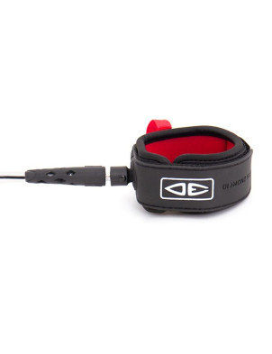 Ocean & Earth Comp Diamond Flex Mould Surfboard Leash 6ft - Black