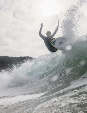 Lost RNF Twinzer 96er Surfboard 5ft 10 Futures - White