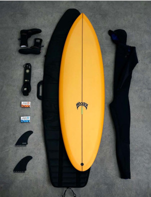 Son of Cobra x Lost Cobra Killer surfboard 5ft 9 Futures - Apricot Resin Tint