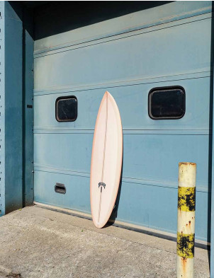 Son of Cobra x Lost Cobra Killer surfboard 5ft 10 Futures - Orange Resin Tint