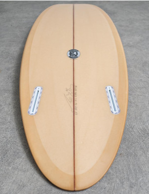 Lost Cobra Killer surfboard 6ft 0 Futures - Tan Resin Tint