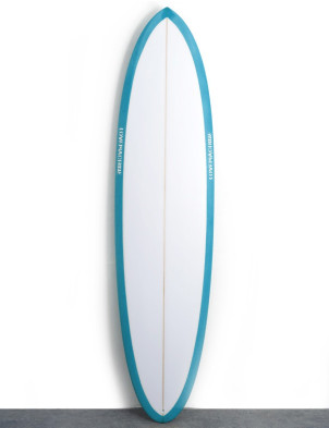 Love Machine FM surfboard 7ft 2 Futures FCS - Turquoise Tint