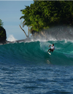 Love Machine FM surfboard 6ft 9 Futures FCS - Turquoise Tint