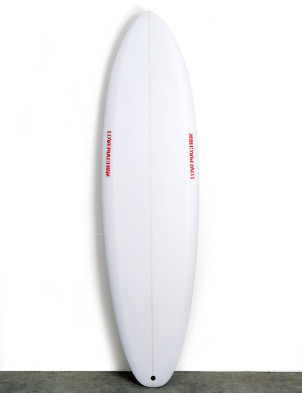 Love Machine FM surfboard 6ft 6 Futures FCS - White/Red 