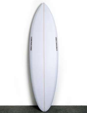 Love Machine FM surfboard 6ft 6 Futures FCS - White/Black