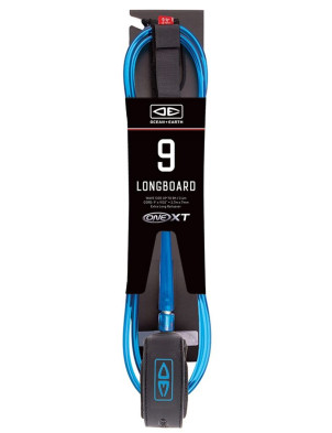Ocean & Earth One XT Premium Longboard surfboard leash 9ft - Blue