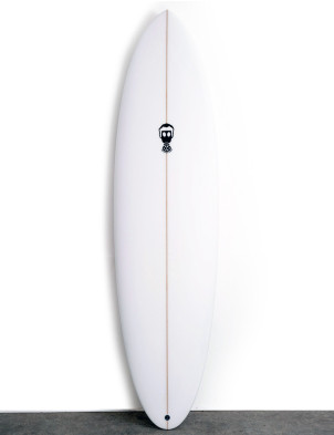Mark Phipps One Bad Egg surfboard 7ft 10 FCS II - White