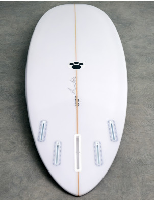 Maurice Cole RV Shiva Surfboard 6ft 8 Futures - White 