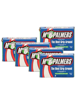 Mrs Palmers Cold Water Pack 5 Bars of surf wax