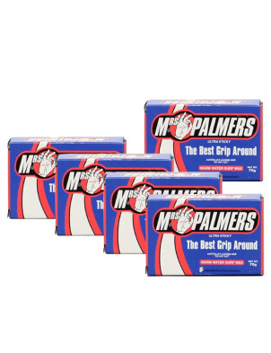 Mrs Palmers Warm Water Pack 5 Bars of surf wax