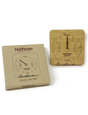 Northcore Wall Mounted Bamboo Tide Clock - Bamboo