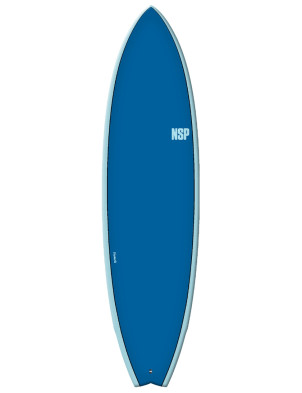NSP Elements Fish surfboard 7ft 2 - Ocean Blue