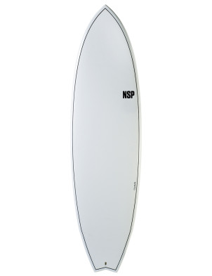 NSP Elements Fish surfboard 6ft 8 - White