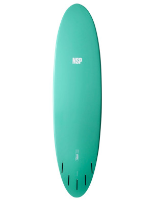 NSP Elements Funboard Surfboard 7ft 2 Package - Green