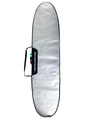 Ocean & Earth Barry Basic Longboard Surfboard bag 5mm 8ft 6 - Silver