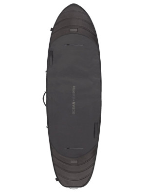 Ocean & Earth Apex Double Fish Travel Surfboard Bag 10mm 7ft 6 - Black