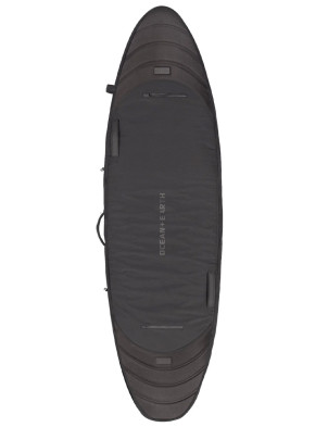 Ocean & Earth Apex Double Shortboard Travel Surfboard Bag 10mm 6ft 8 - Black