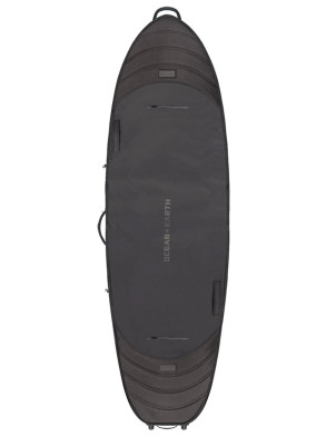 Ocean & Earth Apex Triple Fish Wheeled Travel Surfboard Bag 10mm 7ft 0 - Black