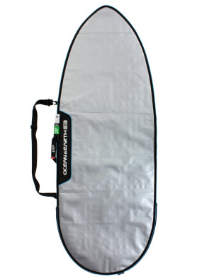 Ocean & Earth Barry Basic Fish Cover Surfboard bag 5mm 7ft 0 - Silver
