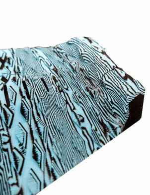 Ocean & Earth Blazed Surfboard Tail Pad - Black/Blue