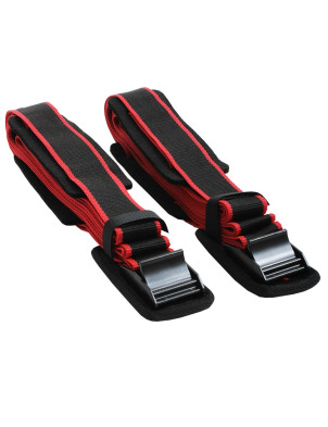 Ocean & Earth SUP/Longboard Tie Down 4.0 Metre roof rack straps - Black