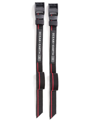 Ocean & Earth Tie Down 4.8 Metre roof rack straps - Black