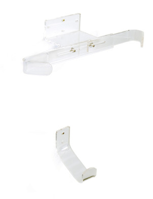 Ocean & Earth Vertical Surfboard Display Rack - Clear