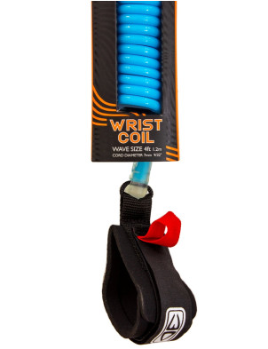 Ocean & Earth Coiled Wrist Bodyboard Leash - Blue