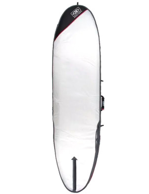 Ocean & Earth Aircon Mini Mal Surfboard bag 10mm 8ft 6 - Black/Red