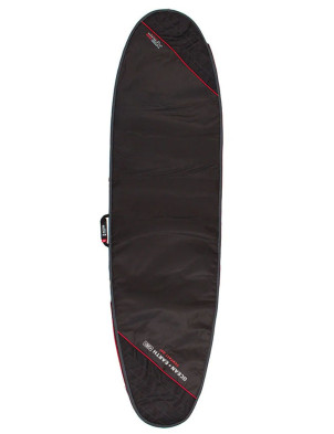 Ocean & Earth Compact Day Longboard Surfboard bag 5mm 9ft 2 - Black/Red