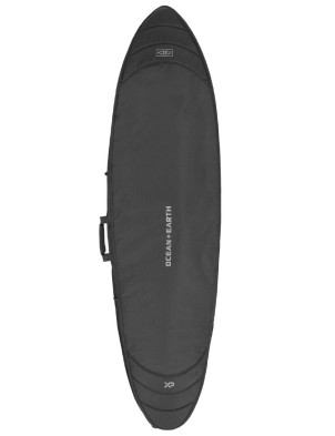 Ocean & Earth Hypa Mid Length Surfboard Bag 5mm 8ft 0 - Black