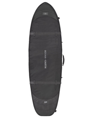 Ocean & Earth Hypa Triple Fish Travel Surfboard Bag 10mm 6ft 8 - Black
