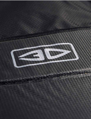 Ocean & Earth Hypa Quad Fish Wheeled Travel Surfboard Bag 10mm 6ft 8 - Black