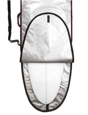 Ocean & Earth Barry Basic Longboard Surfboard bag 5mm 8ft 6 - Silver