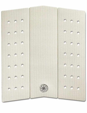 Octopus Front Deck 3 Piece Surfboard Traction Pad - Cream