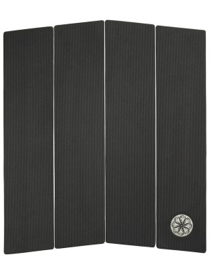 Octopus Front Deck 4 Piece Surfboard Traction Pad - Black