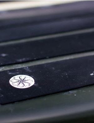 Octopus Front Deck 4 Piece Surfboard Traction Pad - Black