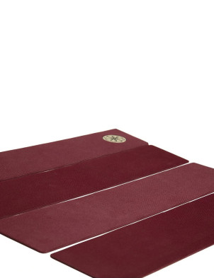 Octopus Front Deck 4 Piece Surfboard Traction Pad - Burgundy