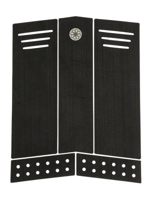 Octopus Front Deck 5 Piece Surfboard Traction Pad - Black