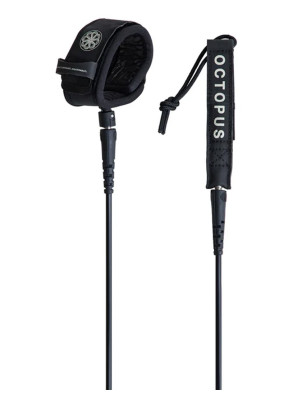 Octopus Mission Control Surfboard Leash 7ft - Black