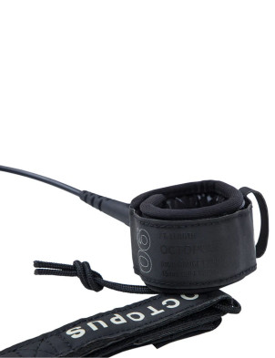 Octopus Mission Control Surfboard Leash 6ft - Black 