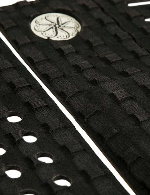 Octopus Rastaaa Robbb Surfboard Traction Pad - Black