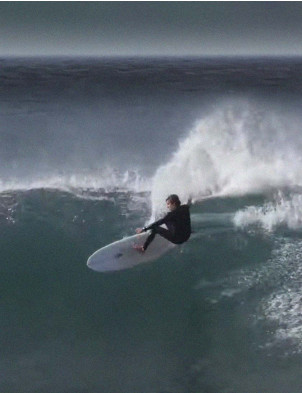 Mark Phipps One Bad Egg surfboard 7ft 4  FCS II - White